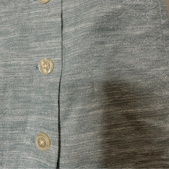 Loft straight linen blend mini skirt - Picture 3 of 9